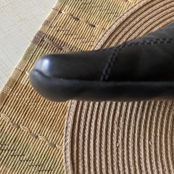 Westies Black Eugenerr Ankle Strap Flare heeled pumps~7 1/2 M - Picture 5 of 14